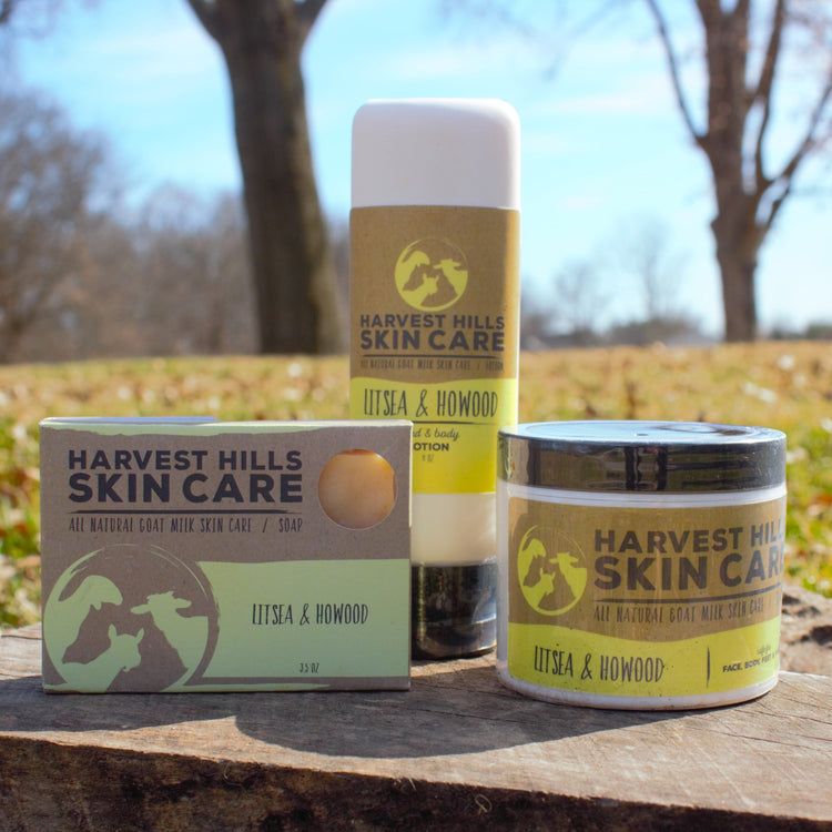 Litsea & Ho Wood Goat Milk Skin Care - Harvest Hills Goat Milk Skin Care