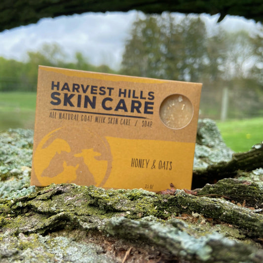 Honey & Oats Goat Milk Soap Harvest Hills Skin Care All Natural Goat Milk Skin Care