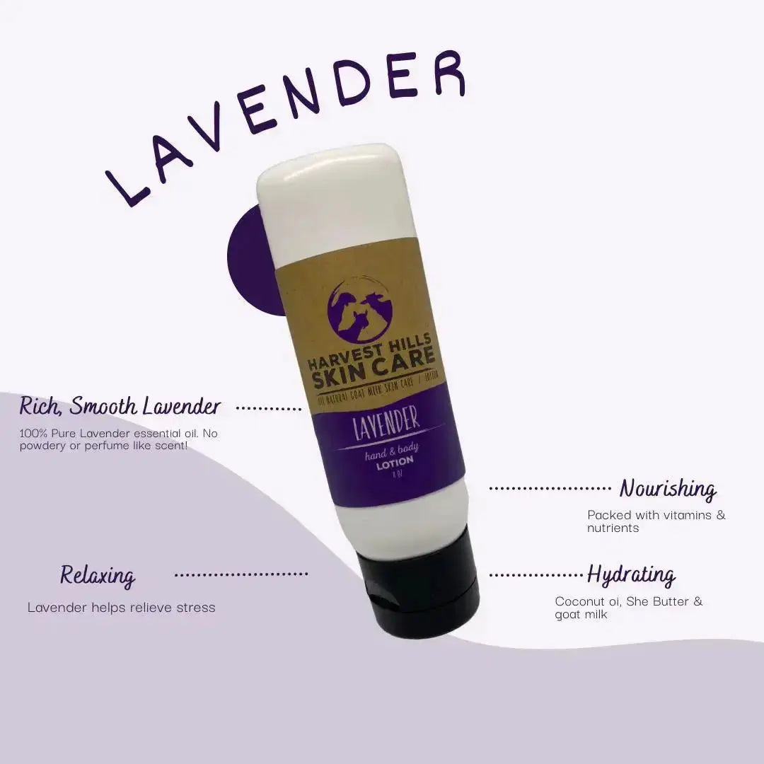 Lavender Lotion Harvest Hills Skin Care All Natural Goat Milk Skin Care