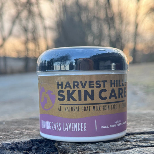 Lemongrass Lavender Moisturizer - Refill available Harvest Hills Skin Care All Natural Goat Milk Skin Care
