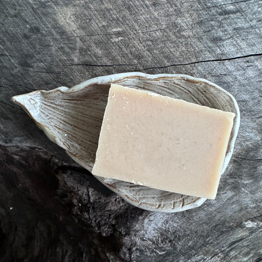 Soap & Soap Dish by Linn J Pottery - Harvest Hills Goat Milk Skin Care