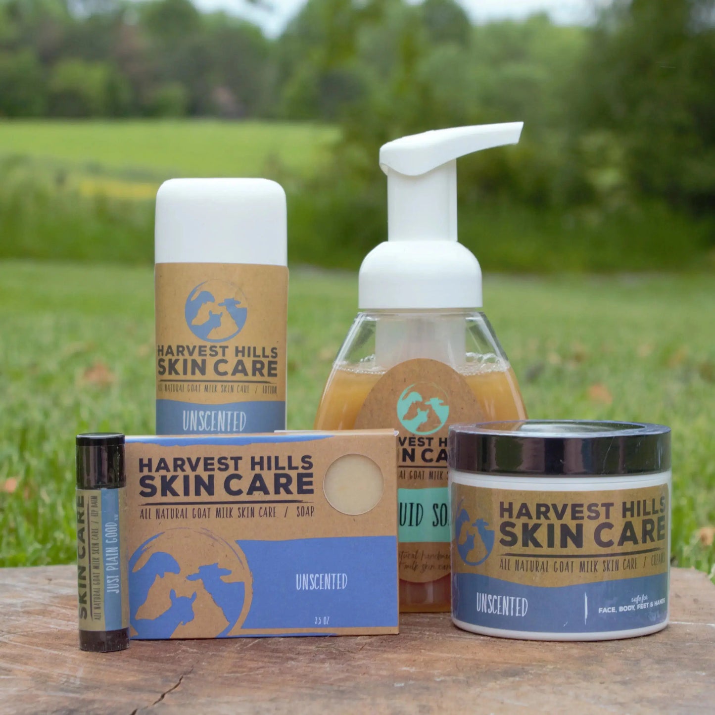 goat milk soap, lotion, moisturizer, lip balm, unscented for sensitive skin