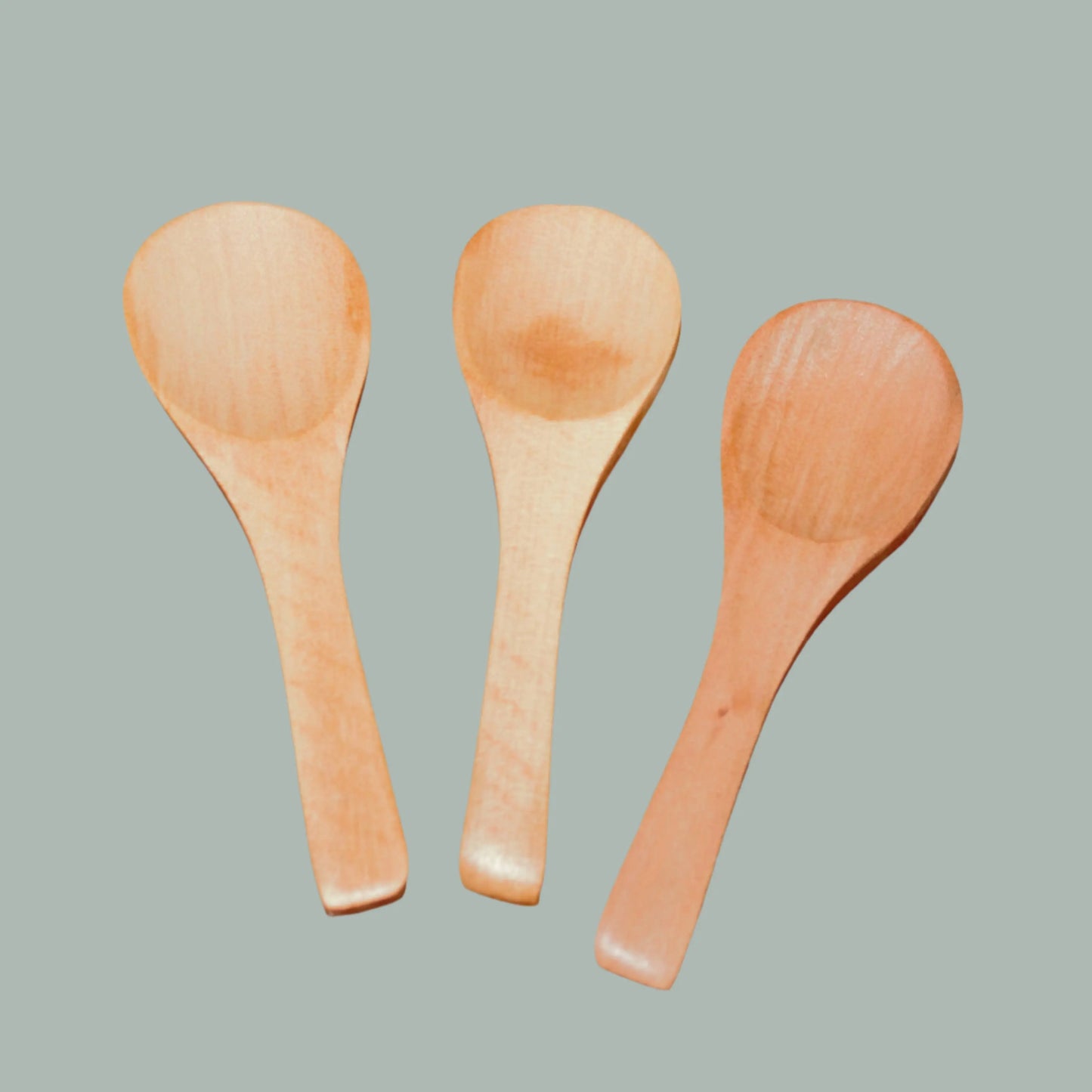 Three wooden spoons