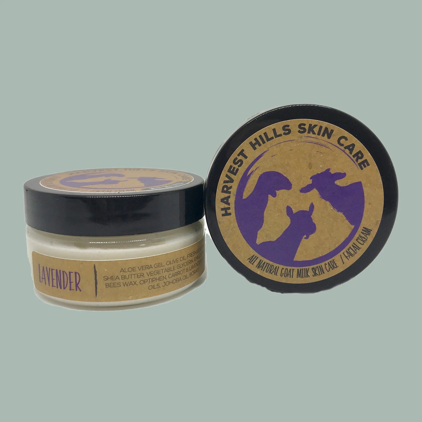 Facial Cream - Lavender Harvest Hills Skin Care All Natural Goat Milk Skin Care