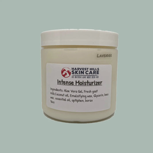Lavender Intense Moisturizer - Refills available Harvest Hills Skin Care All Natural Goat Milk Skin Care