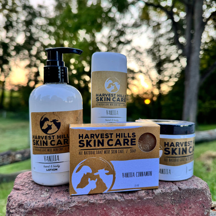Vanilla Goat Milk Skin Care - Harvest Hills Goat Milk Skin Care