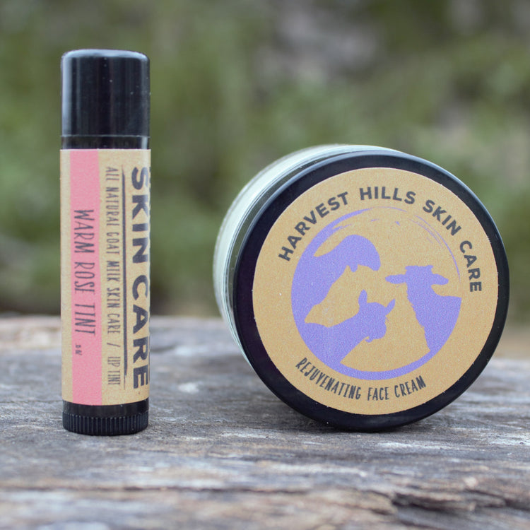 natural lip tint, rejuvenating face cream