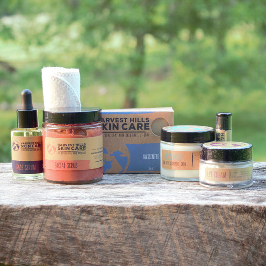 Facial Skin Care Set for dry sensitive skin - Deluxe Set