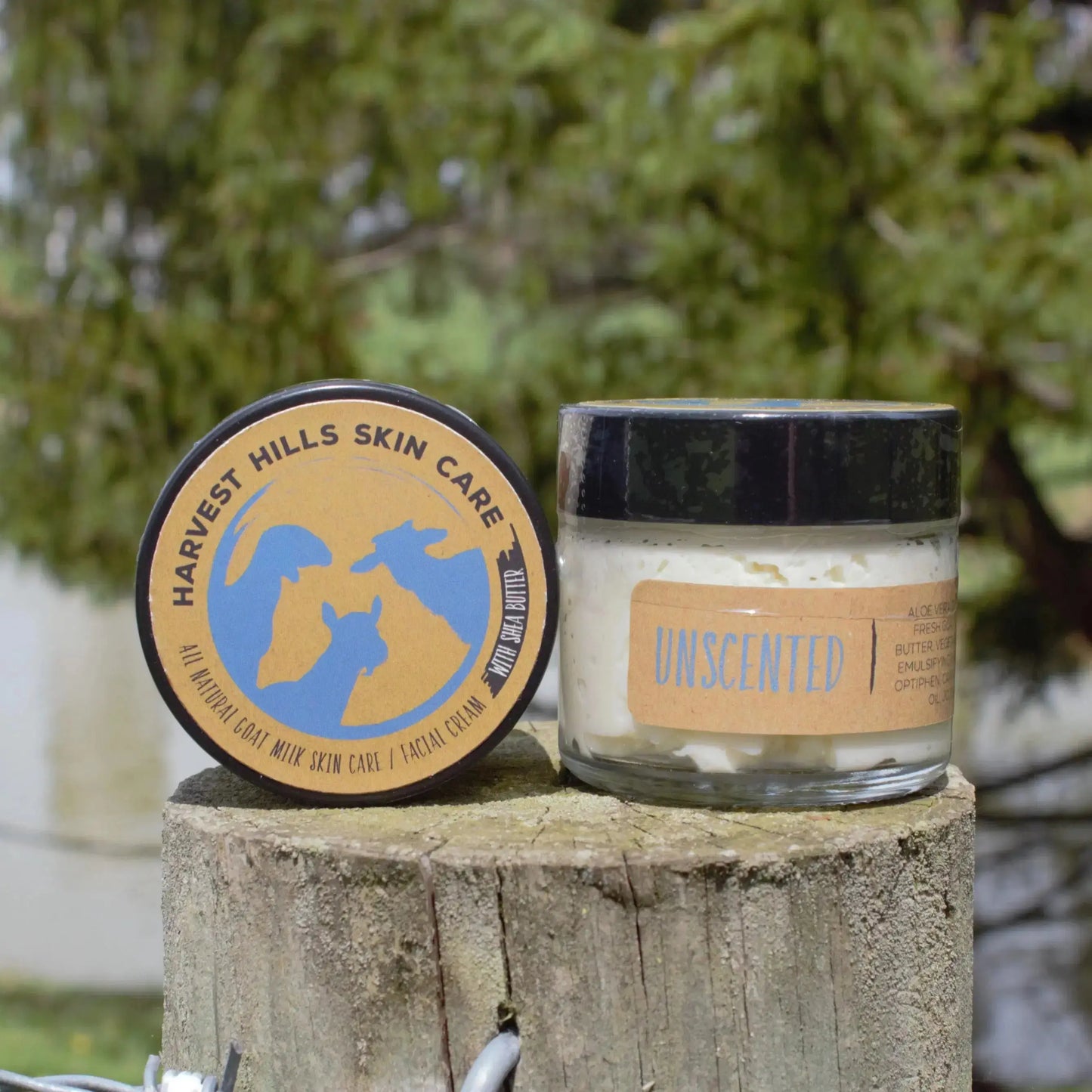 Face Moisturizer - Unscented Harvest Hills Skin Care All Natural Goat Milk Skin Care