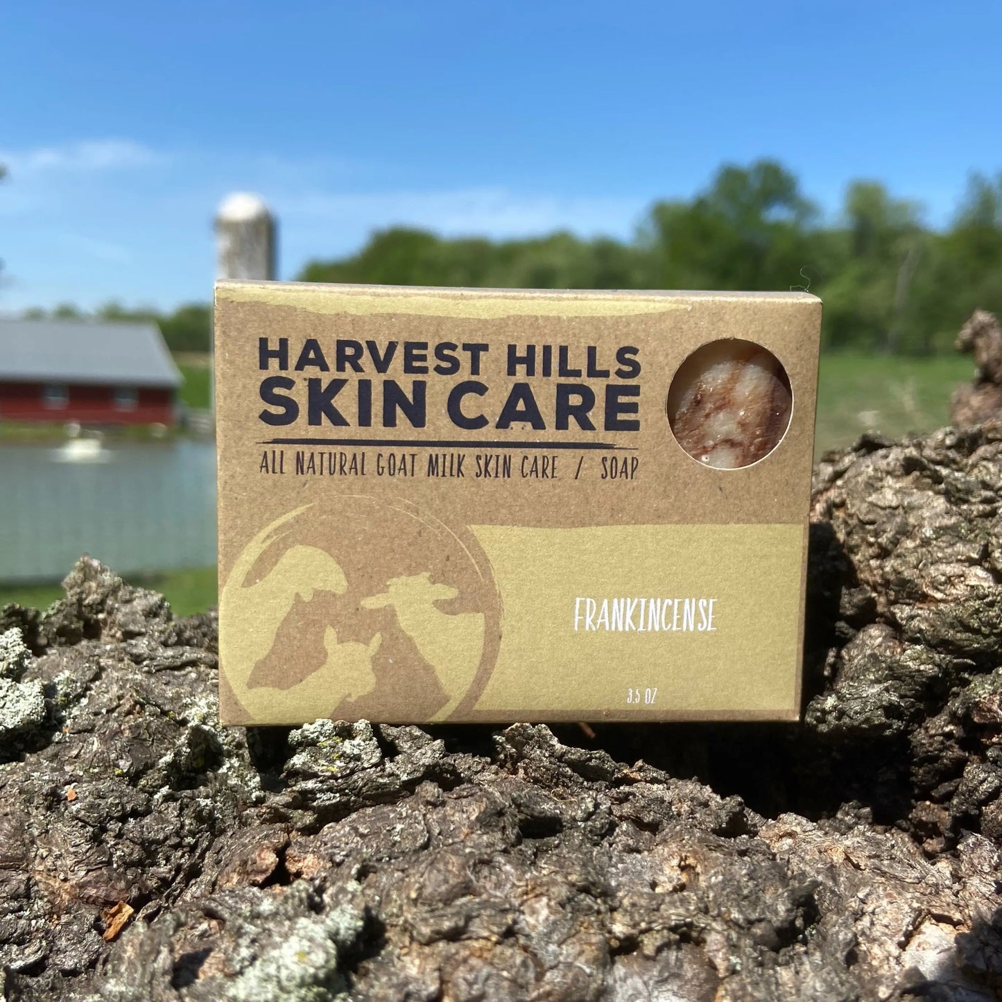 Frankincense Goat Milk Soap Harvest Hills Skin Care - All Natural Goat Milk Skin Care, LLC
