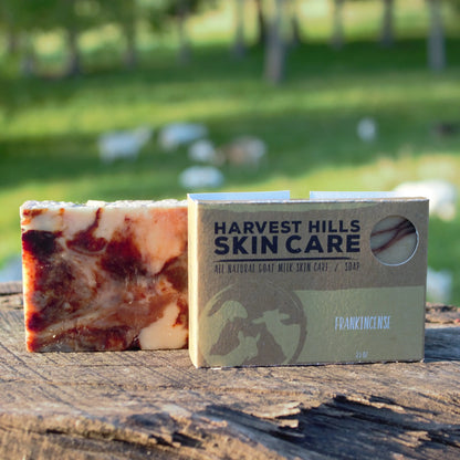 Frankincense Goat Milk Soap Harvest Hills Skin Care - All Natural Goat Milk Skin Care, LLC