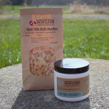 Goat Milk Bath Noodles Harvest Hills Skin Care - All Natural Goat Milk Skin Care, LLC