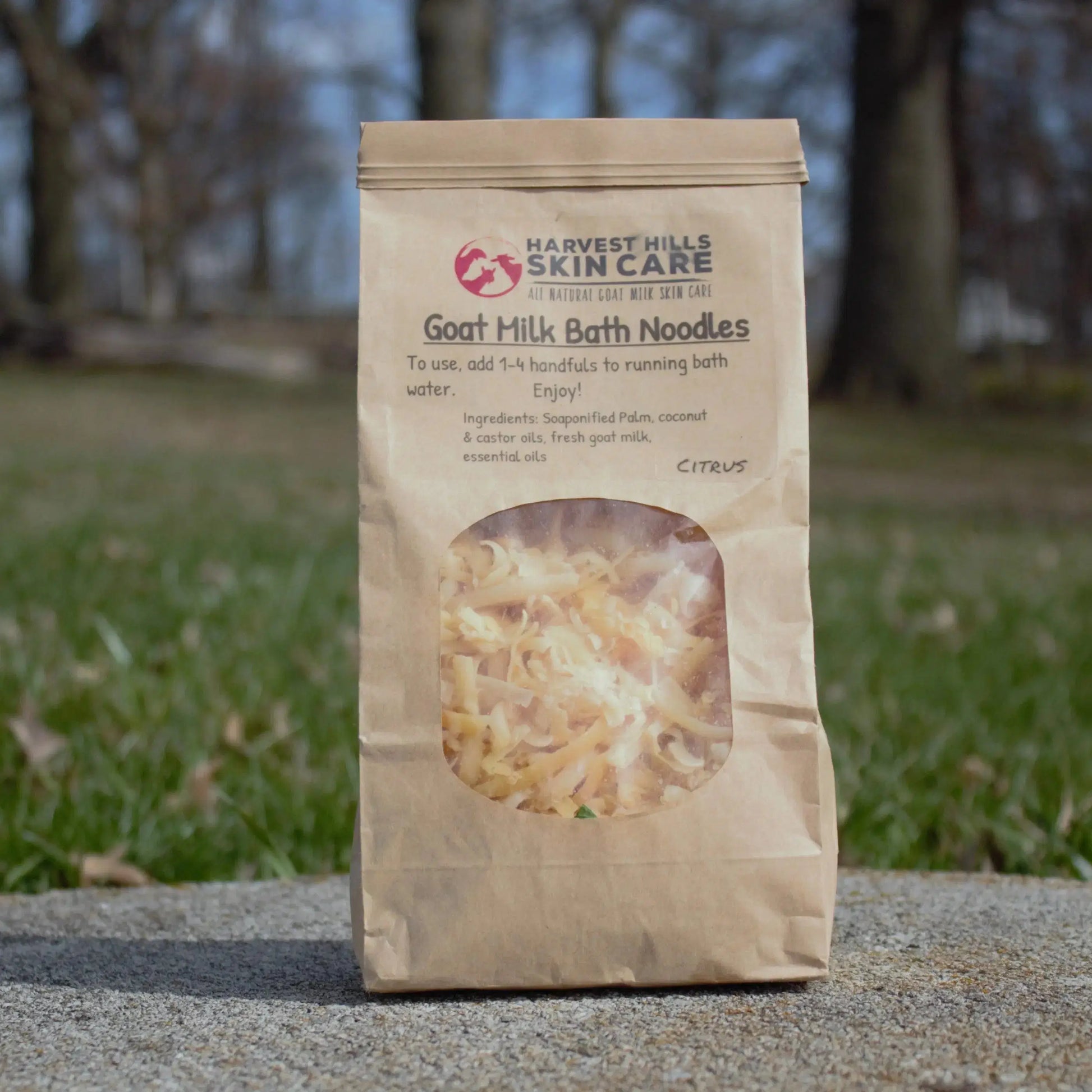 Goat Milk Bath Noodles Harvest Hills Skin Care - All Natural Goat Milk Skin Care, LLC