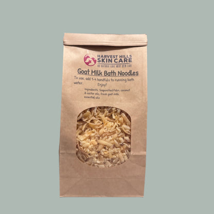 goat milk bath noodle, Harvest Hills Skin Care
