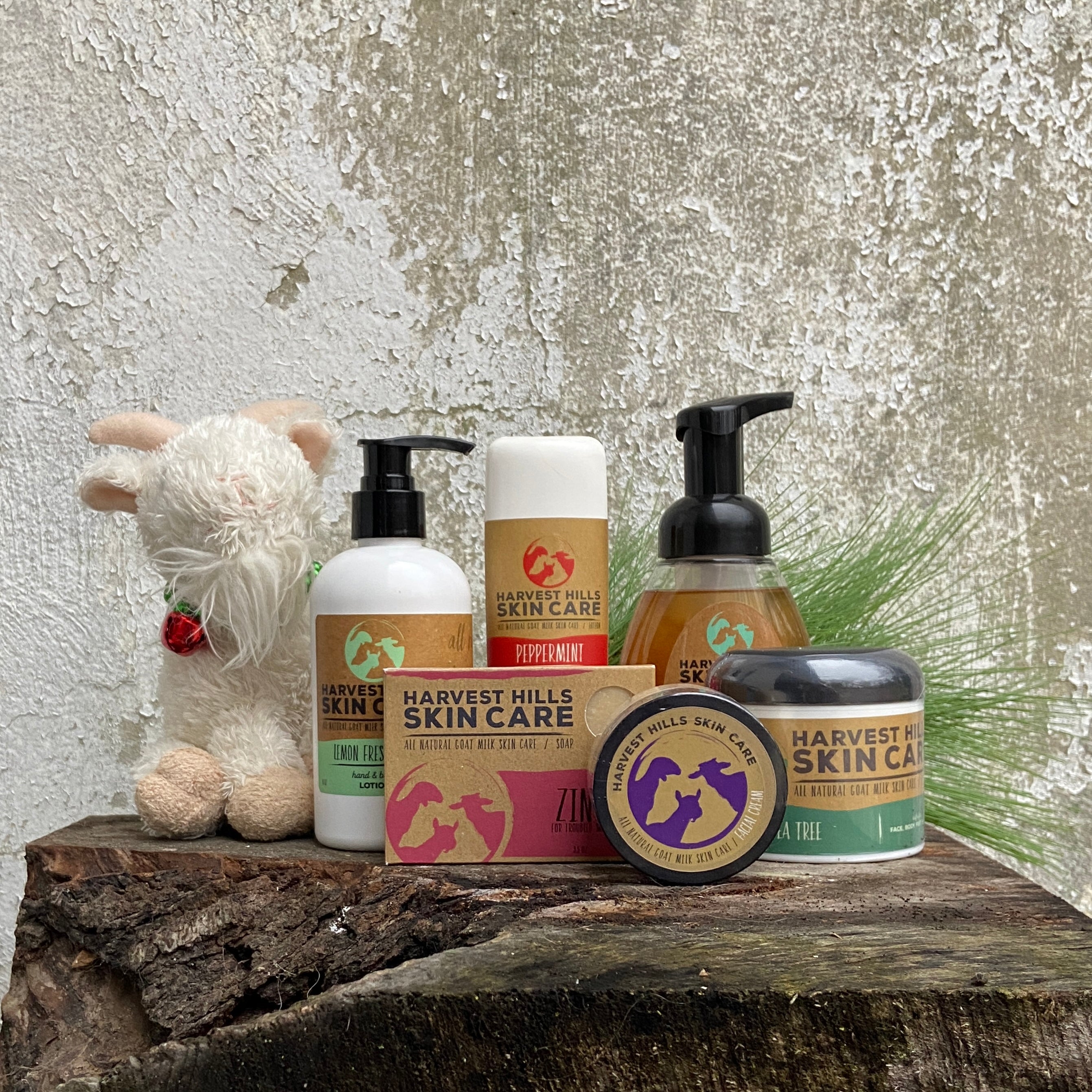 goat milk soap, lotion, moisturizer face cream