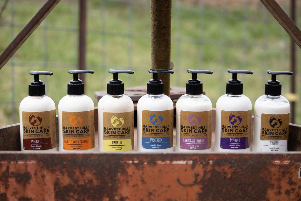 goat milk hand and body lotion