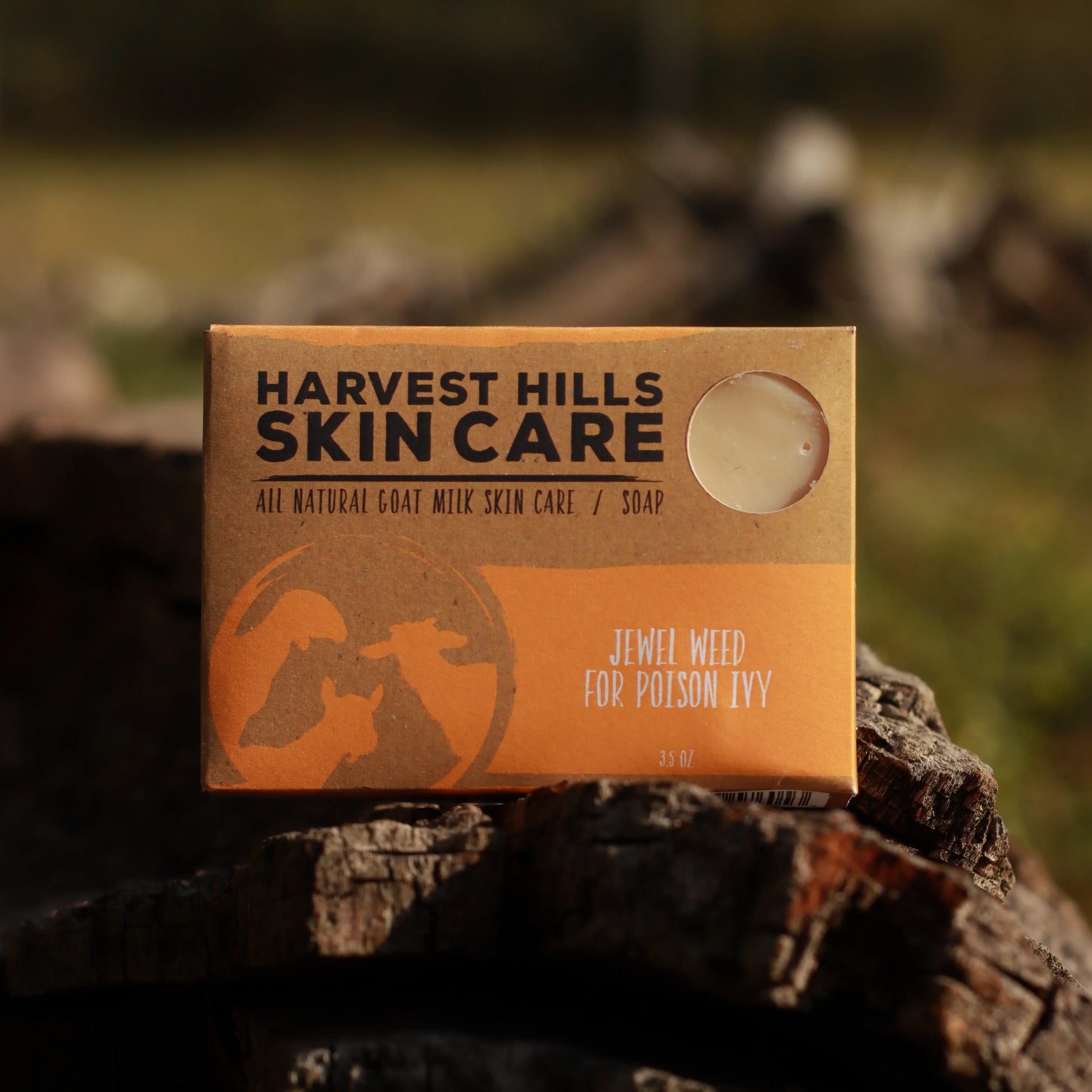 Jewel Weed Soap - For preventing & healing Poison Ivy Harvest Hills Skin Care All Natural Goat Milk Skin Care