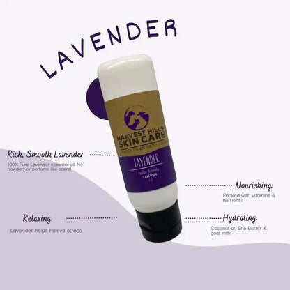 Lavender Lotion Harvest Hills Skin Care All Natural Goat Milk Skin Care