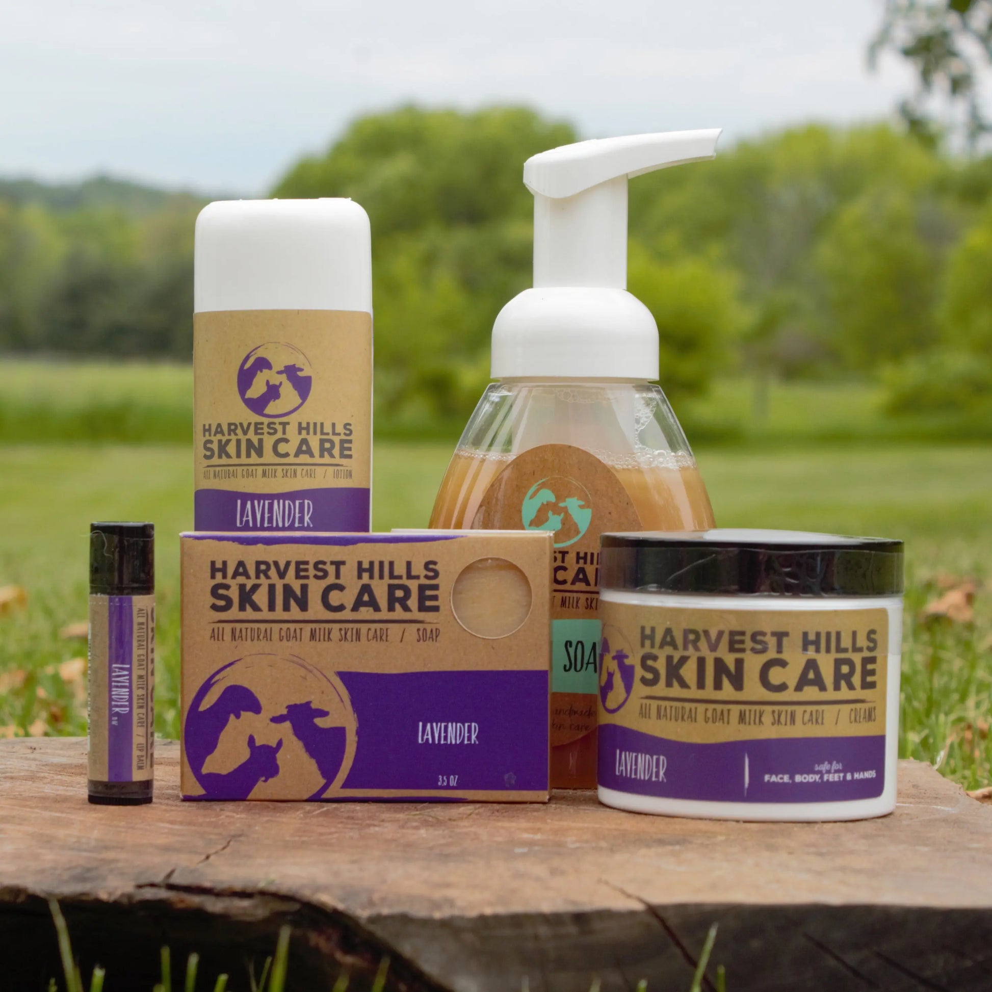 Lavender Moisturizer - Refills available Harvest Hills Skin Care All Natural Goat Milk Skin Care
