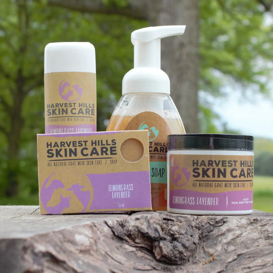 Lemongrass Lavender Soap Harvest Hills Skin Care All Natural Goat Milk Skin Care