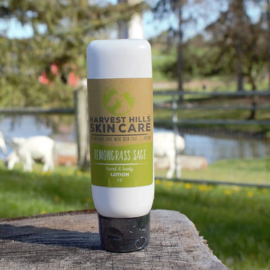 Lemongrass Sage Lotion Harvest Hills Skin Care - All Natural Goat Milk Skin Care, LLC