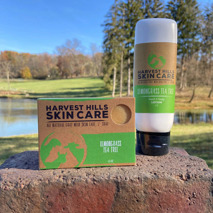 Lemongrass Tea Tree Goat Milk Soap - Harvest Hills Goat Milk Skin Care