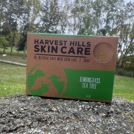 Lemongrass Tea Tree Goat Milk Soap Harvest Hills Skin Care All Natural Goat Milk Skin Care