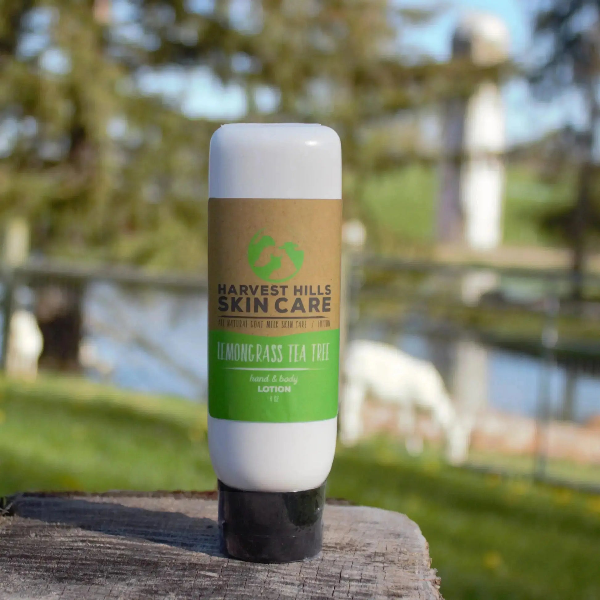 Lemongrass Tea Tree Lotion Harvest Hills Skin Care All Natural Goat Milk Skin Care