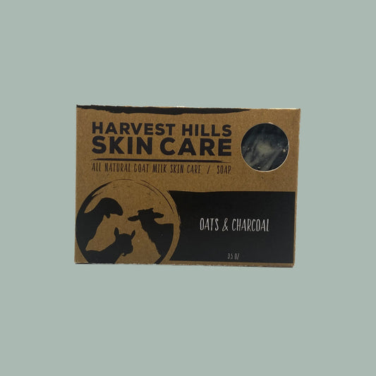 Oats & Charcoal Soap Harvest Hills Skin Care - All Natural Goat Milk Skin Care, LLC