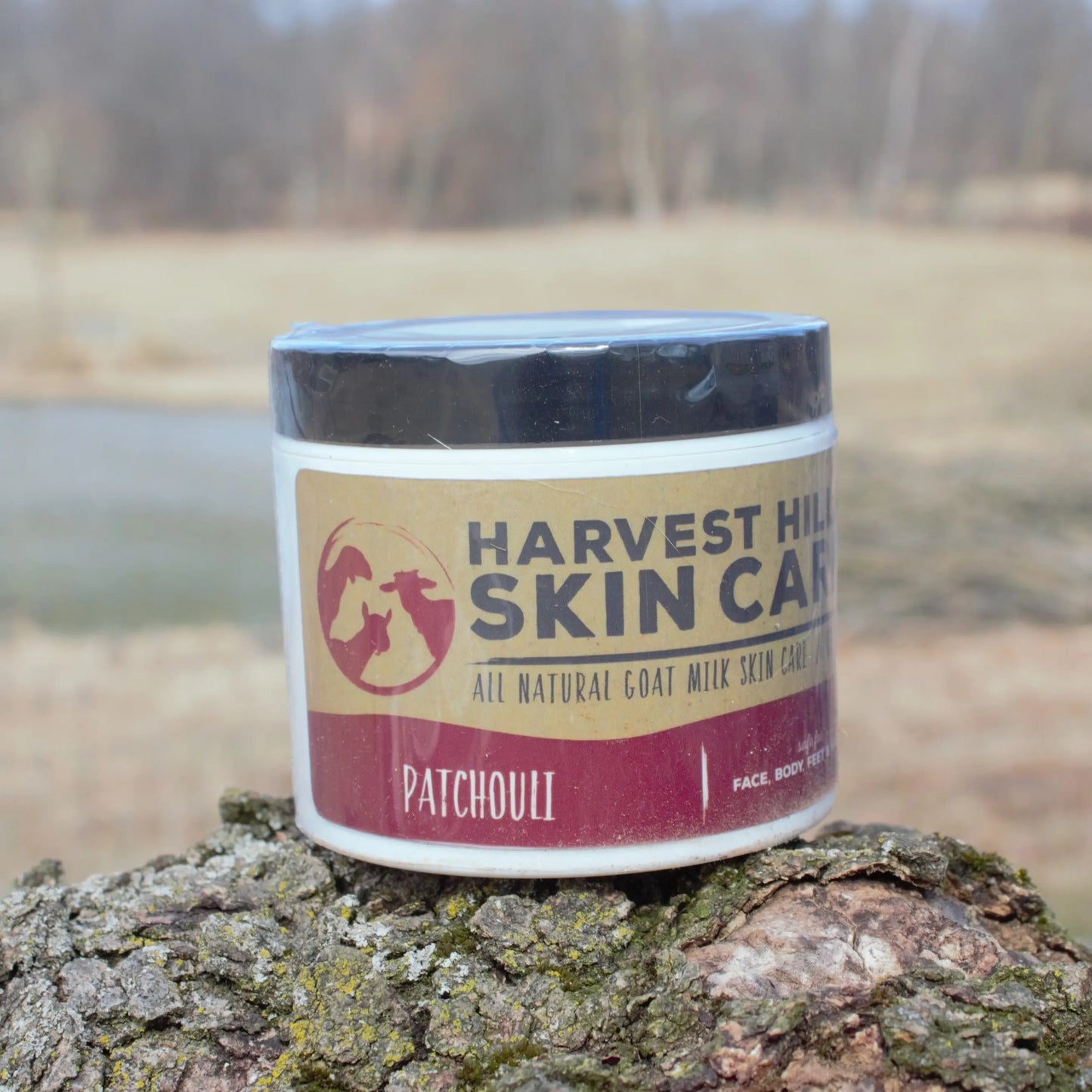 Patchouli Moisturizer - Refills available Harvest Hills Skin Care All Natural Goat Milk Skin Care