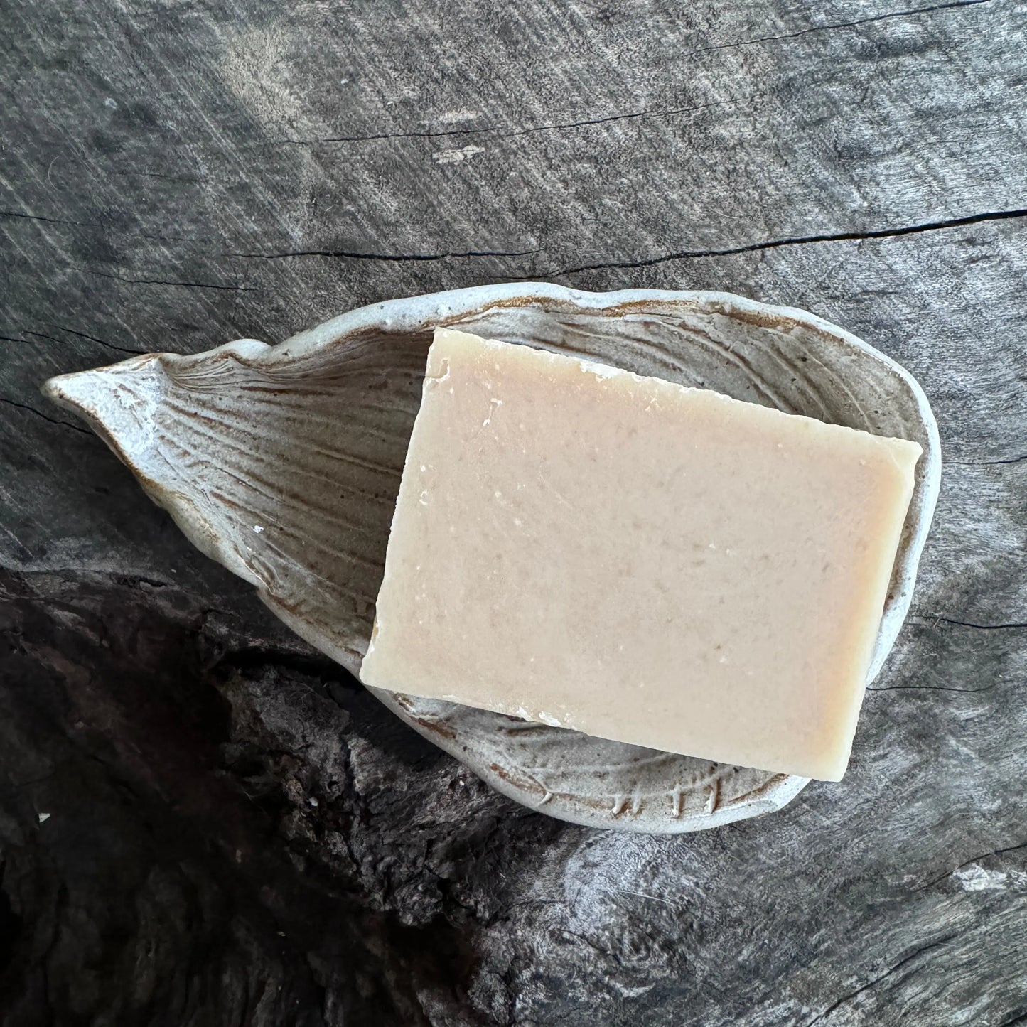 Soap & Soap Dish by Linn J Pottery - Harvest Hills Goat Milk Skin Care