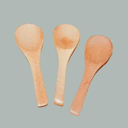 Three wooden spoons 