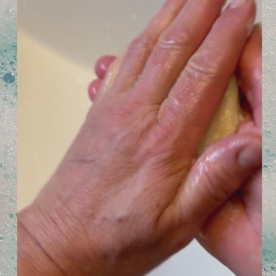 lathering goat milk soap - Harvest Hills Skin Care