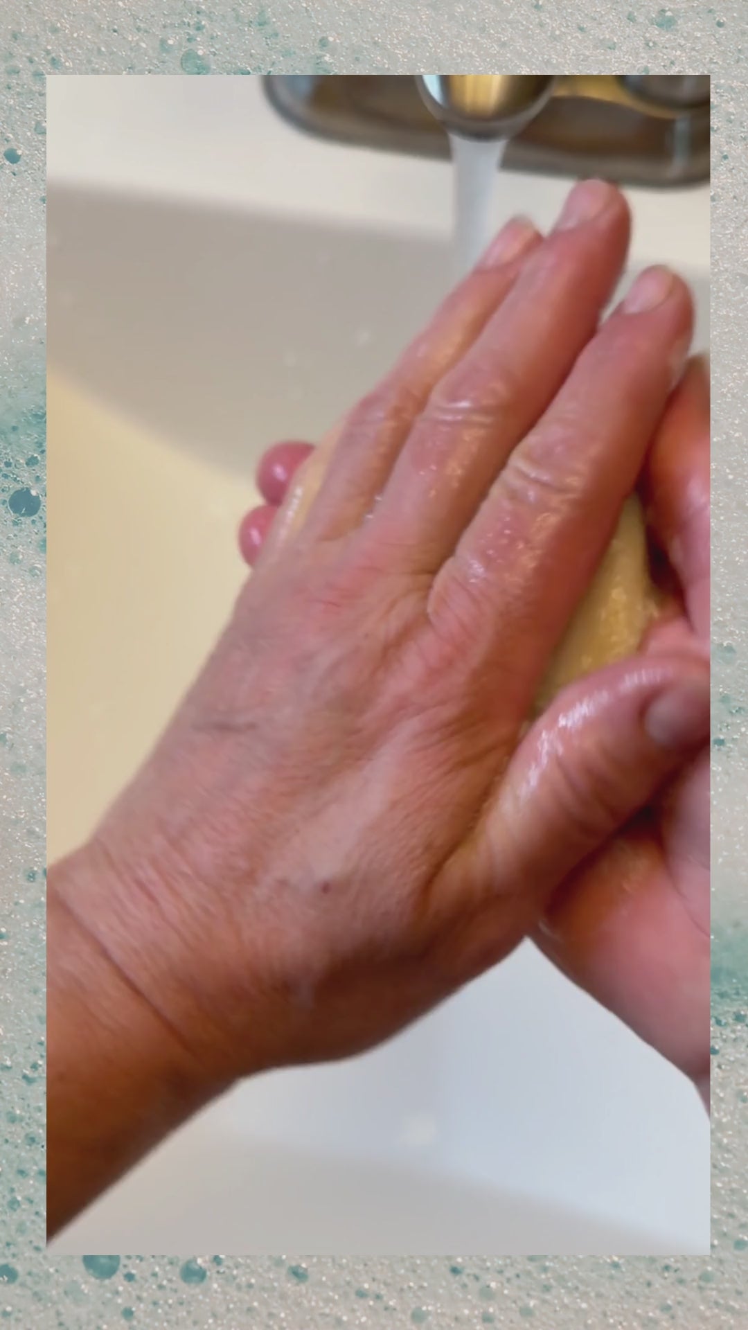 lathering goat milk soap - Harvest Hills Skin Care