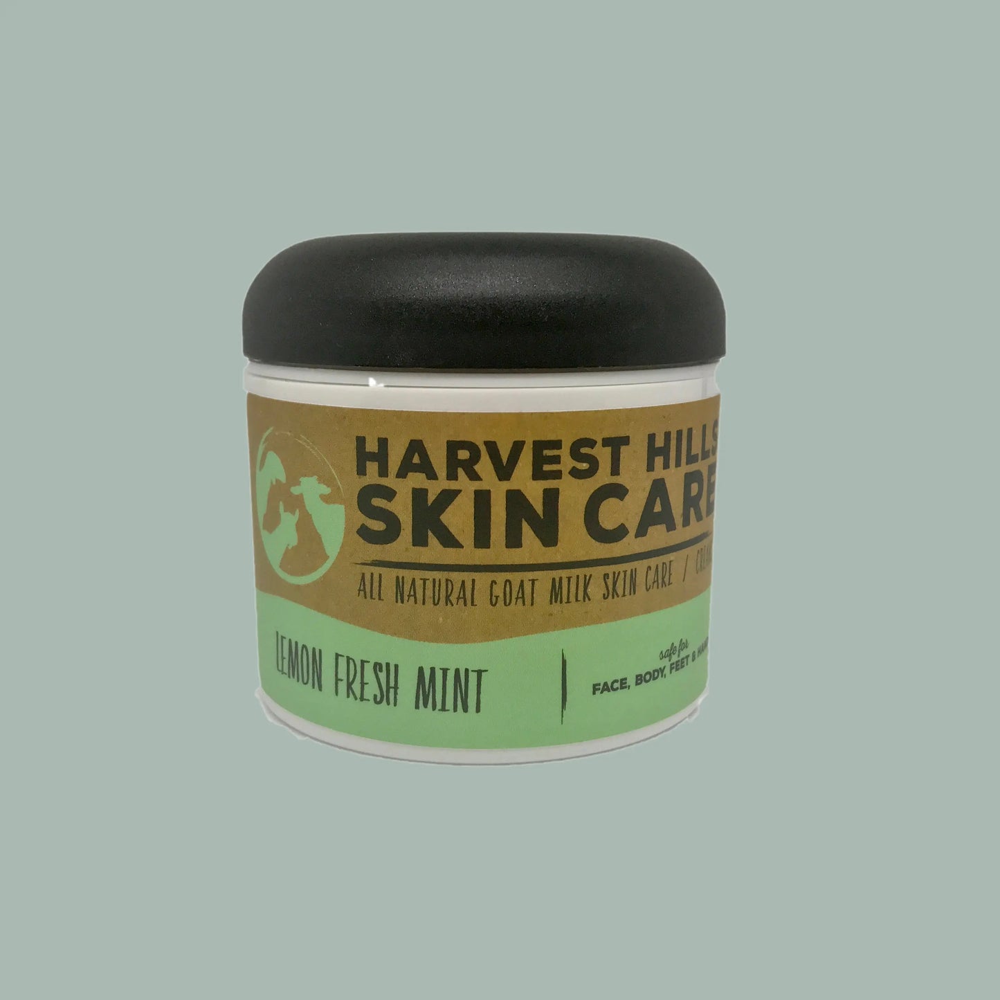 Lemon Fresh Mint Intense Moisturizer - Refills avaliable Harvest Hills Skin Care All Natural Goat Milk Skin Care