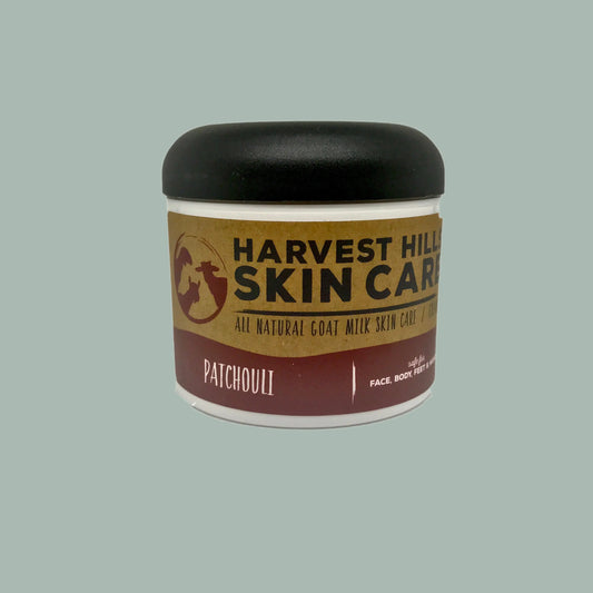 Patchouli Intense Moisturizer - Refills available Harvest Hills Skin Care All Natural Goat Milk Skin Care